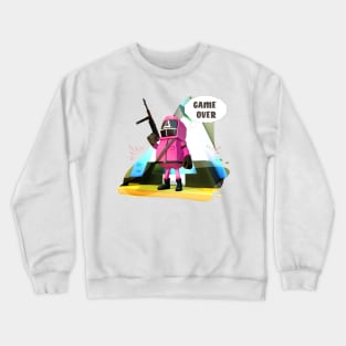 Squid game pink jumpsuit, Triangle mask Crewneck Sweatshirt